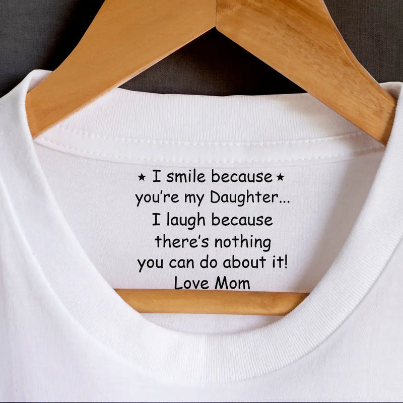 Mom - Sons,Gift For Son,Funny,Gift For Daughter - I Smile Because You Are My Son - Personalized T Shirt