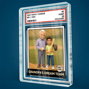 Gift For Husband,Gift For Yourself,Gift For Men,Gift For Father,Gift For Grandpa,Dad's Hobby,Grandpa's Hobby,Sport Dad,Baseball,Non-Eng,Photo - Toybox Figure,Playful - Custom Photo Toybox Figure Baseball Dream Team Family League Dad Grandpa - Personalized Custom Shaped Acrylic Plaque