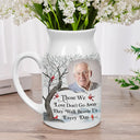 Custom Photo Memorial I'm Always With You - Personalized Ceramic Flower Vase