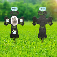 Memorial,Sad,Pet Lovers - Custom Photo In Loving Memory Pet - Personalized Metal Garden Stake