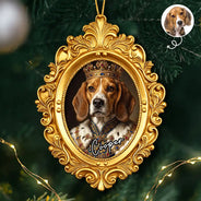 Art Design,Christmas,Custom Photo,Pet Lovers,Photo - Renaissance Royal Portrait,Playful - Gift For Pet Lovers - Personalized Custom Photo Royal Portrait Ornate Frame