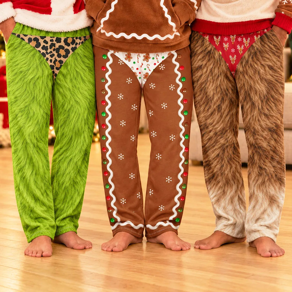 Christmas, Gift For Men, Gift For Yourself, Gifts For Him, Humorous, Icon - Funny Gag Gift For Husband Dad Brother - Personalized Christmas Character Costume Pajama Pants