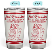 Custom Photo, Art Design, Gift For Bestie, Humorous, Photo - Pencil Sketch - Remove BG - Custom Photo Pencil Sketch We're Not Sugar And Spice And Everything Nice We're Sage And Hood - Personalized Tumbler
