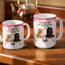 3D Inflated Effect Dog Cat Admit It Life Would Be Boring Without Me - Personalized White Edge-to-Edge Mug