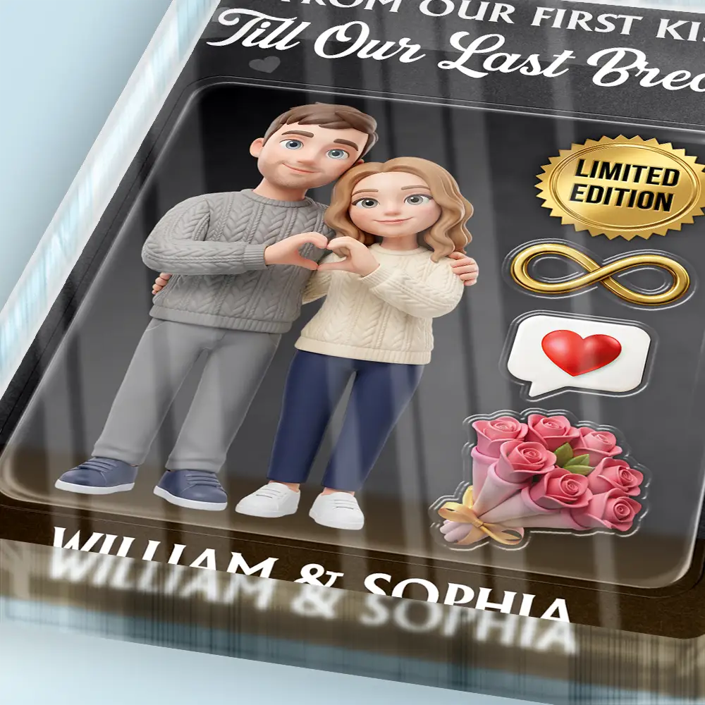 Custom Photo,Art Design,Gift For Couples,Romantic,Photo - Toybox Figure - Custom Photo Toybox Figure You & Me We Got This Couple Limited Edition - Personalized Custom Shaped Acrylic Plaque