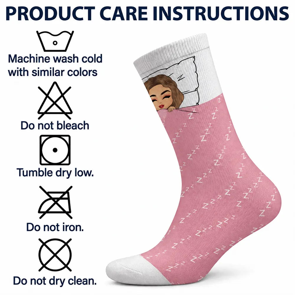 Just Resting My Eyes - Gift For Yourself - Personalized Socks