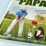 Gift For Husband,Gift For Yourself,Gift For Men,Gift For Father,Sport Dad,Dad's Hobby,Grandpa's Hobby,Golf,Non-Eng,Photo - Toybox Figure,Playful - Custom Photo Toybox Figure Golf Dad Grandpa Limited Edition - Personalized Custom Shaped Acrylic Plaque