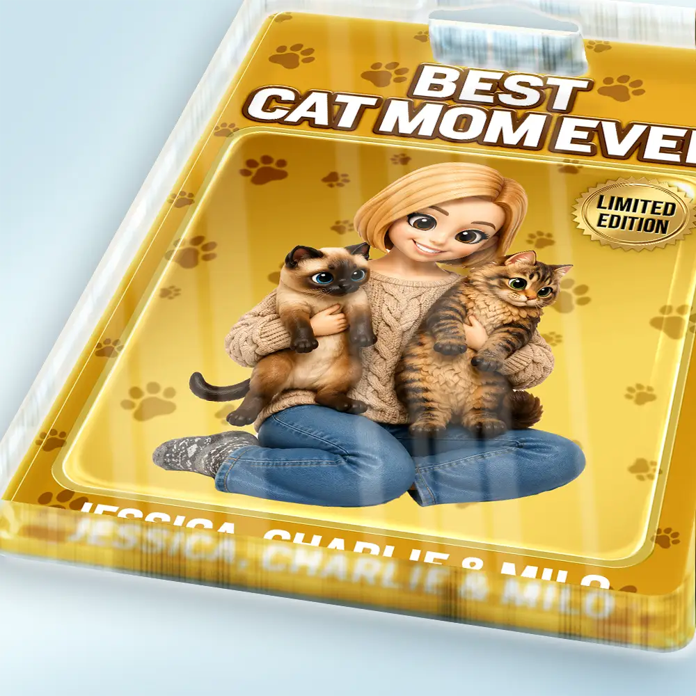 Gift For Husband,Gift For Yourself,Gift For Men,Gift For Father,Gift For Grandpa,Gift For Women,Cat Lovers,Pet Lovers,Dog Lovers,Pet Mom,Pet Dad,Dog Mom,Dog Dad,Cat Mom,Cat Dad,Non-Eng,Photo - Toybox Figure,Humorous - Custom Photo Toybox Figure Best Dog Dad Ever Limited Edition - Personalized Custom Shaped Acrylic Plaque