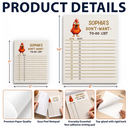 Gift For Colleagues,Humorous,Icon - Funny Chicken Don’t Want To-do List - Personalized Notepad