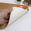 Gift For Husband,Gift For Yourself,Gift For Men,Gift For Father,Gift For Grandpa,Non-Eng,Photo - Watercolor (remove BG),Cozy - Custom Photo Realistic Watercolor Art I Love You Dad Grandpa - Personalized Leather Desk Mat