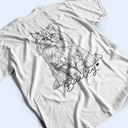 Custom Photo,Art Design,French,Cat Dad,Pet Lovers,Gift For Father,Non-Eng,Adorable,Photo - Pencil Sketch - Remove BG - Photo Personnalisée Croquis Au Crayon Photo Personnalisée Croquis Au Crayon Papa Chat Papa Chien Mama Chat Mama Chien - T-Shirt Personnalisé