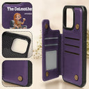 Cat Mom,Cat Lovers,Pet Lovers,Funny - The Cat Mother 3d Effect - Personalized Leather Flip Wallet Phone Case