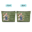 Gift For Yourself,Gift For Women,Gift For Men,Travel,Happy - All My Travel Crap - Personalized Cosmetic Bag