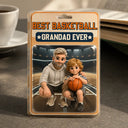 Gift For Husband,Gift For Yourself,Gift For Men,Gift For Father,Sport Dad,Dad's Hobby,Grandpa's Hobby,Basketball,Non-Eng,Photo - Toybox Figure,Playful - Custom Photo Toybox Figure Best Basketball Dad Ever - Personalized Custom Shaped Acrylic Plaque