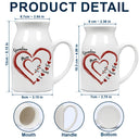 Mom Grandma Sweethearts - Personalized Ceramic Flower Vase