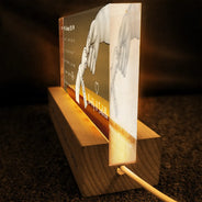 New Dad,New Mom,New baby,Gift For Father,Gift For Mother - Calendar The Day You Became My Dad Mom - Personalized Rectangle LED Light