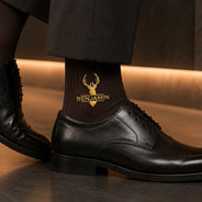 Top Market, Gift For Men, Gift For Yourself, Confident, Monogram - Monogram Vintage Monogram Initial Name - Personalized Embroidered Socks