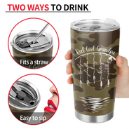 Gift For Father,Gift For Grandpa,Fishing,Non-Eng,Icon,Proud - Reel Cool Dad Grandpa - Personalized Tumbler