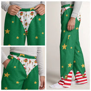 Christmas, Gift For Men, Gift For Yourself, Gifts For Him, Humorous, Icon - Funny Gag Gift For Husband Dad Brother - Personalized Christmas Character Costume Pajama Pants