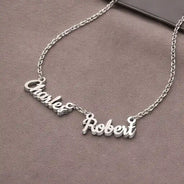 Gift For Bestie, Family, Happy - Perfect Jewelry Gift for Lover Besties Mom - Personalized Letter Necklace