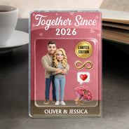 Custom Photo,Art Design,Gift For Couples,Romantic,Photo - Toybox Figure - Custom Photo Toybox Figure You & Me We Got This Couple Limited Edition - Personalized Custom Shaped Acrylic Plaque