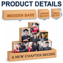 Gift For Yourself,Gift For Women,Gift For Men,Gift For Sibling,Gift For Sisters,Gift For Brothers,Gift For Bestie,Graduation - Custom Photo Congratulations Graduate - Personalized Wooden Stacking Photo Blocks