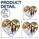 Gift For Couples,Gift For Wife,Gift For Mother,Gift For Grandma,Gift For Grandparents,Family - Custom Photo Stained Glass Portrait Mom Grandma Parents Family - Personalized Window Hanging Suncatcher Ornament