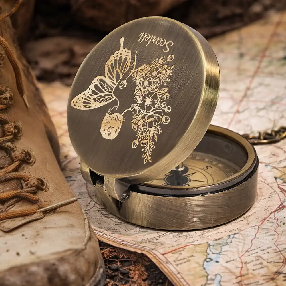 The Only Thing Better Than Having You - Personalized Engraved Brass Compass
