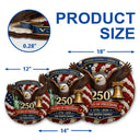 Family,Happy,America 250th,Independence Day,Top Market - 3D Effect Stars Stripes & Flowers 250 Years Of Freedom - Personalized Custom Shaped Wood Sign