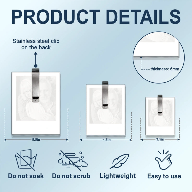 Gift For Couples,Gift For Wife,Gift For Girlfriend,Gift For Women,Love,Old Couples - Custom Photo Drive Safe I Love You Couples Vintage - Personalized Custom Shaped Acrylic Car Visor Clip