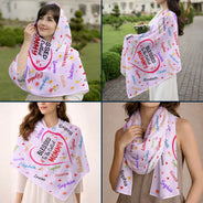 Gift For Mother,Gift For Grandma,Love - Blessed To Be Called Grandma Mommy - Personalized Lightweight Soft Shawl