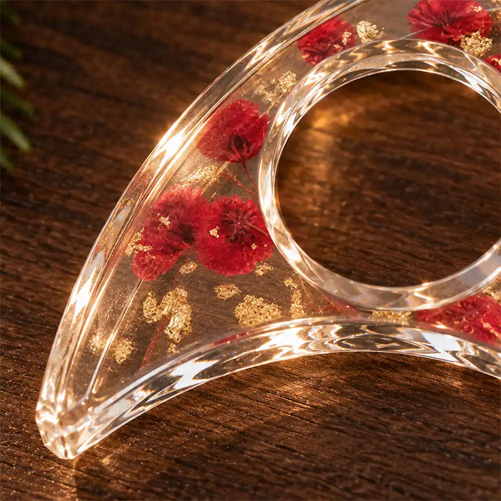 Spread Those Pages Like A Good Girl - Personalized Resin Flower Page Holder
