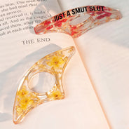 Spread Those Pages Like A Good Girl - Personalized Resin Flower Page Holder