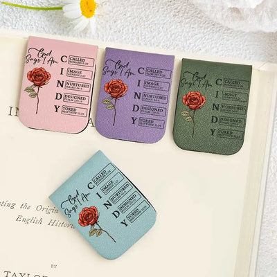 Leather Magnetic Bookmark