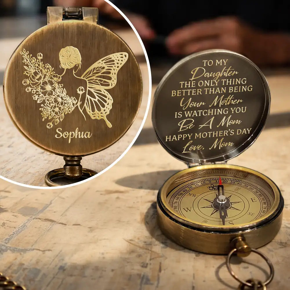 The Only Thing Better Than Having You - Personalized Engraved Brass Compass