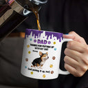 Dog Dad,Cat Dad,Pet Dad,Dog Mom,Cat Mom,Pet Mom,Top Market,Vector,Playful - 3D Inflated Effect Dad Thanks For Putting Up With My Sh*t - Personalized White Edge-to-Edge Mug