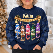 Christmas,Gift For Grandma,Gifts For Her,Icon,Sentimental - Christmas Gift For Grandma - Personalized Grandkids Snowmen Unisex Ugly Sweater