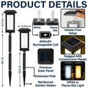 Christmas,Custom Photo,Sympathetic,Pet Lovers,Memorial,Remove BG Photo,Icon - Custom Photo Memorial Pet Flowers Rainbow Angel Wings - Personalized Solar Garden Light