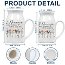 If Nanas Were Flowers I'd Pick You Mom Grandma - Personalized Ceramic Flower Vase