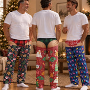 Top Market, Christmas, Humorous, Gifts For Him, Gift For Men, Gift For Yourself, Icon - Funny Underwear Christmas Gifts For Husband Dad - Personalized Pajama Pants
