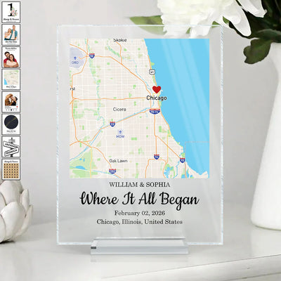 Vertical Rectangle Acrylic Plaque