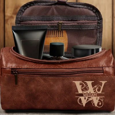 Leather Toiletry Bag