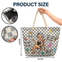 The Beach Is My Therapy - Personalized Beach Bag