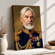 Gift For Husband,Gift For Yourself,Gift For Men,Gift For Father,Gift For Grandpa,Dad's Hobby,Grandpa's Hobby,Non-Eng,Photo - Royal Portrait,Humorous - Custom Photo Royal Portrait Dad GrandPa Family - Personalized Poster