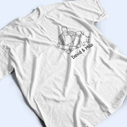 Gift For Husband,Gift For Yourself,Gift For Men,Gift For Father,Gift For Grandpa,Non-Eng,Photo - Faceless Outline Sketch,Proud - Custom Photo Faceless Outline Sketch Best Dad Ever Grandpa Papa - Personalized T Shirt
