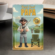 Gift For Husband,Gift For Yourself,Gift For Men,Gift For Father,Gift For Grandpa,Fishing,Dad's Hobby,Non-Eng,Photo - Toybox Figure,Humorous - Custom Photo Toybox Figure Fishing Man Dad Grandpa Limited Edition - Personalized Custom Shaped Acrylic Plaque