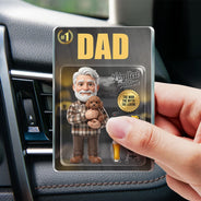 Gift For Husband,Gift For Yourself,Gift For Men,Gift For Father,Gift For Grandpa,Non-Eng,Photo - Toybox Figure,Humorous - Custom Photo Toybox Figure Dad Grandpa Limited Edition - Personalized Acrylic Car Vent Clip