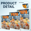 Gift For Husband,Gift For Yourself,Gift For Men,Gift For Father,Sport Dad,Dad's Hobby,Grandpa's Hobby,Basketball,Non-Eng,Photo - Toybox Figure,Playful - Custom Photo Toybox Figure Basketball Dad Grandpa Limited Edition - Personalized Custom Shaped Acrylic Plaque