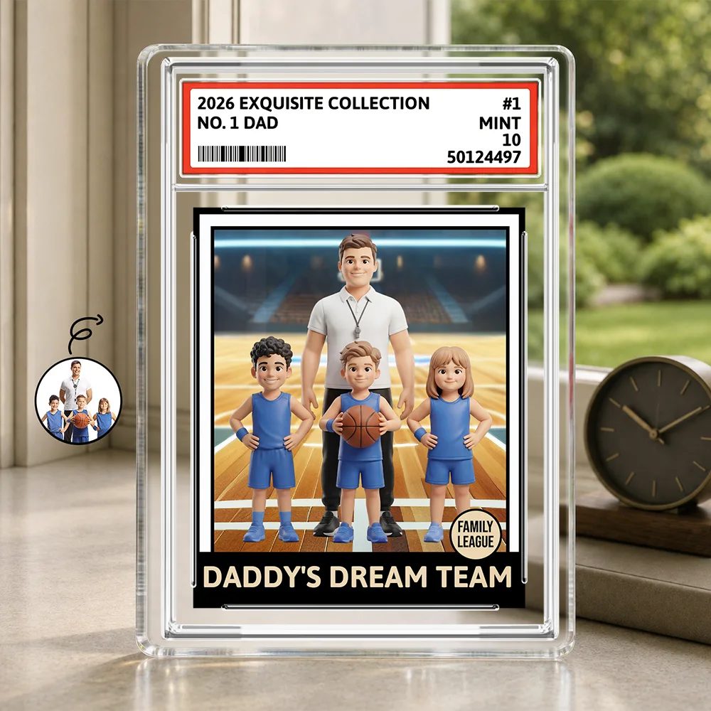 Custom Photo Toybox Figure Dream Team Family Exquisite Collection Dad Grandpa - Personalized Custom Shaped Acrylic Plaque