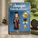 Graduation,Gift For Yourself,Gift For Women,Gift For Men,Gift For Daughter,Gift For Son,Gift For Sibling,Gift For Sisters,Gift For Brothers,Gift For Bestie,Non-Eng,Photo - Toybox Figure,Playful - Custom Photo Toybox Figure Graduation Limited Edition - Personalized Custom Shaped Acrylic Plaque